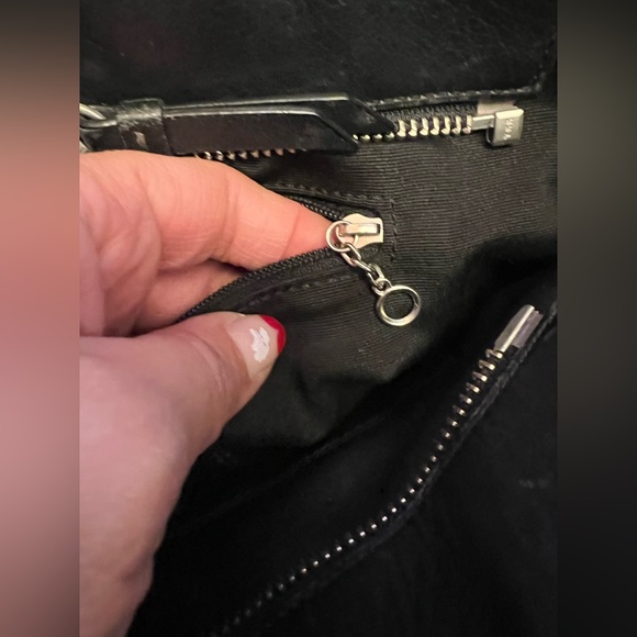 Vintage coach Hampton shoulder tote bag black leather 90’s Y2K - Picture 9 of 16